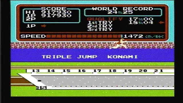 Triple Jump World Record (24m 88) Track & Field Nes Nintendo смотреть онлайн