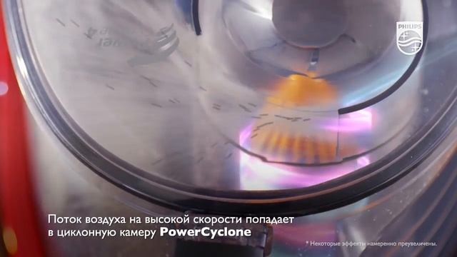 Технология PowerCyclone в безмешковых пылесосах Philips смотреть онлайн