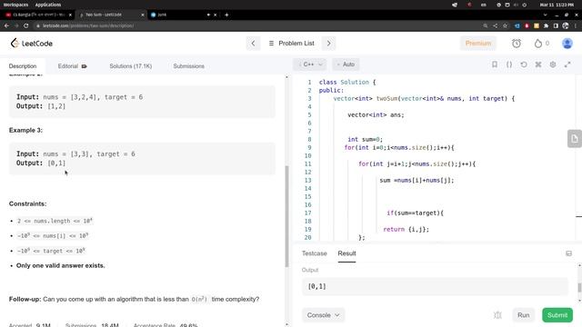Two Sum || Leetcode full solution || c++ || Bangla смотреть онлайн