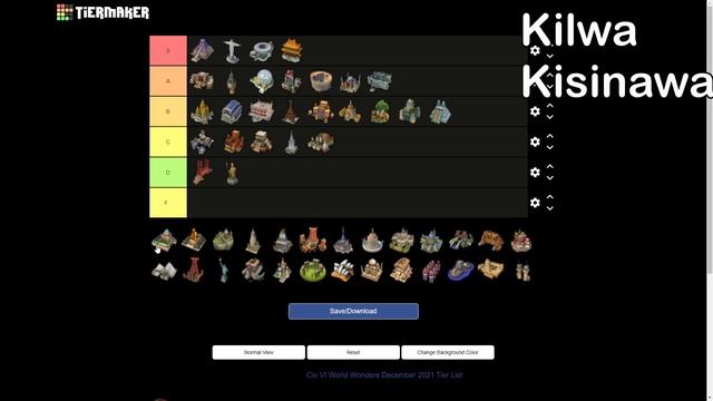(Civ 6) COMPLETE Wonder Tier List For Civilization VI | Tier List For Civilization 6 Wonders смотреть онлайн