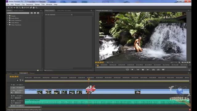 Монтаж фильма в Premiere CS6. Часть 2 смотреть онлайн