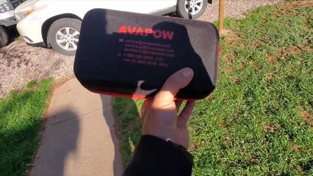 Avapow battery jump pack review and demonstration. смотреть онлайн