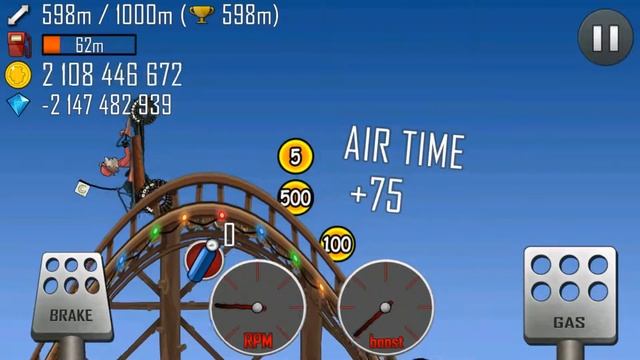 Hill Climb RACING - тачка Багги # Американские горки смотреть онлайн