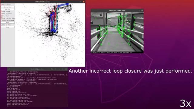 ORB SLAM 3 demo in repeating environment смотреть онлайн