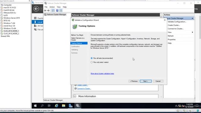 7. How to create a Failover Cluster in Windows Server 2019 [FAILOVER CLUSTER] смотреть онлайн