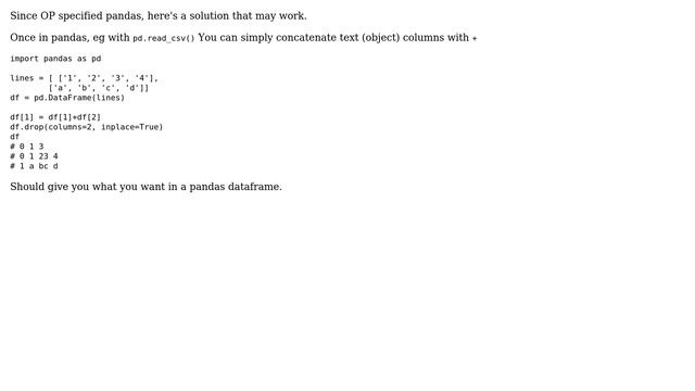 Pandas: How to join csv columns of no header? (4 Solutions!!) смотреть онлайн