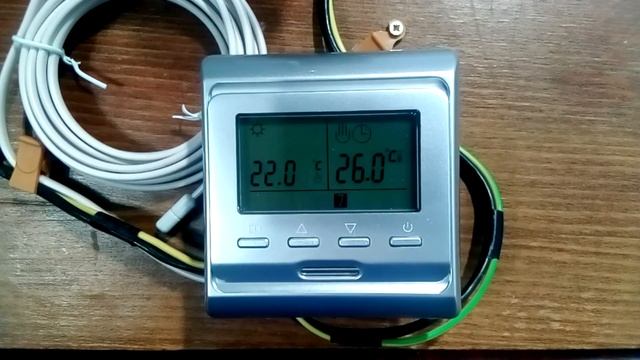 Установка и подключение терморегулятора Е51.716. Настройка терморегулятора для теплого пола RTC E51 смотреть онлайн