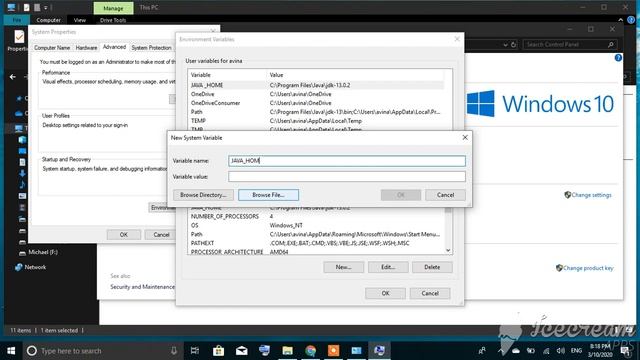 How to set java environment and its path in windows 10 смотреть онлайн