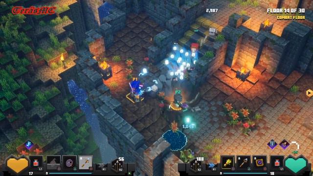 Minecraft Dungeons The Tower 2024-01-07 to 2024-01-13 Co-Op Walkthrough Apocalypse Difficulty смотреть онлайн