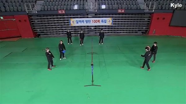 «RUN BTS» Спортивные игры (Часть 1), эпизод 100