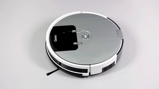 Робот-пылесос Genio Deluxe 500: два вида щеток на выбор и режим влажной протирки гладких полов смотреть онлайн