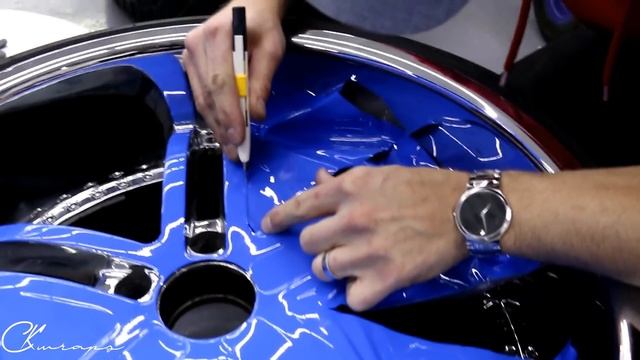 15 minutes How To Wrap Wheel Faces Like A Pro Using Gloss Riviera Blue To Match The Car смотреть онлайн