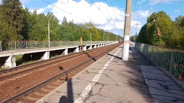ЭП2Д 0008 Фирменный экспресс с сообщением 7048 Тула - 1 Курский вокзал. смотреть онлайн