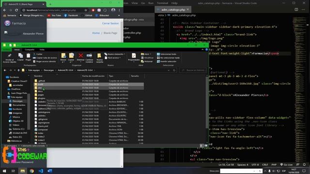 6. Instalación de Template dashboard admin de AdminLte - Sistema Farmacia PHP JS MYSQL HTML CSS смотреть онлайн