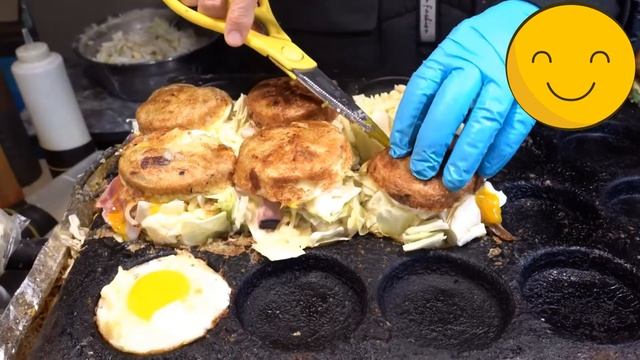 Уличный бутерброд по корейски / Уличная еда в Корее смотреть онлайн