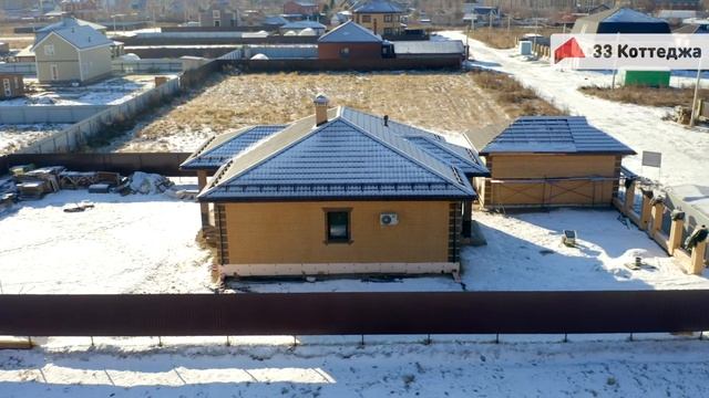 Коттедж из кирпича площадью 103 м2 в к.п. "Наукоград" смотреть онлайн