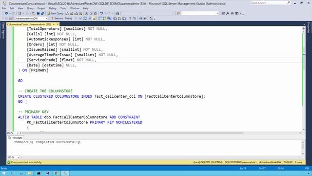 SQL On The Edge #10 - SQL Server 2016 Columnstore Improvements смотреть онлайн