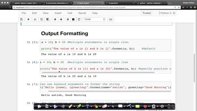 Python Standard Input and Output смотреть онлайн