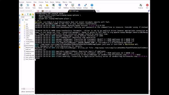 15 Complete Sqoop Training - Running Sqoop in Debug Mode смотреть онлайн