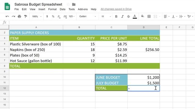 Google Sheets: Creating Simple Formulas смотреть онлайн