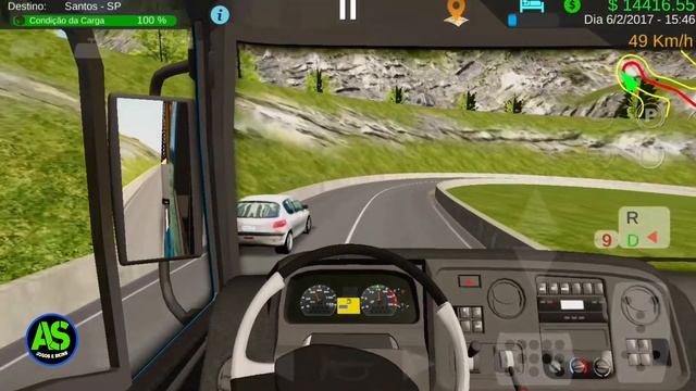 FORD CARGO 2842/ QUALIFICADO/ DESCENDO A SERRA DE SANTOS/ HEAVY TRUCK SIMULATOR смотреть онлайн