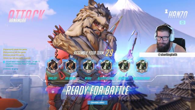 Overwatch Hanzo Vs Genji Gameplay - Weekly Brawl Super Shimada Brothers ( Hanzo Only Gameplay )