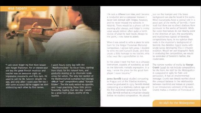 Esa Tapani, Horn Esa-Pekka Salonen: Horn Music I смотреть онлайн