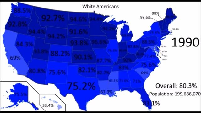 Как в США сокращается численность белого населения с 1960 по 2020 годы смотреть онлайн