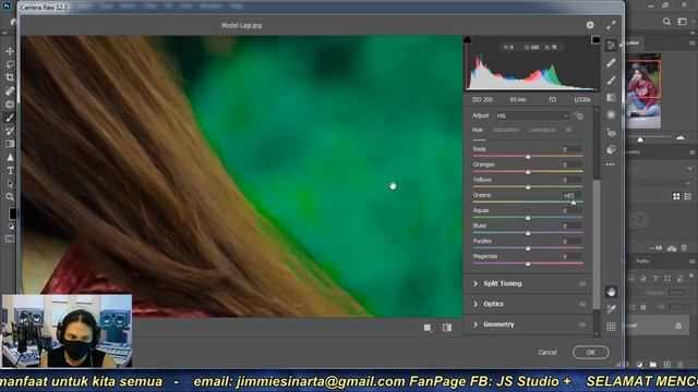 PHOTOSHOP LIVE TUTORIAL: INSTAGRAM SOFT CYAN LEAF COLOR EFFECT || ADOBE CAMERA RAW PRESET 2020 смотреть онлайн