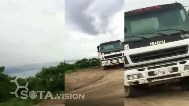 Китай едет в Находку. ЛЮДИ ПЕРЕКРЫЛИ ДОРОГУ в Находке против захвата побережья. Не законная стройка смотреть онлайн