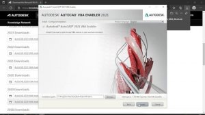Download and installation of VBA for AutoCAD 2021