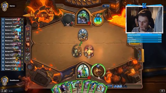 Hearthstone: Wild Mech Druid! Featuring Fan Of Knifes? смотреть онлайн