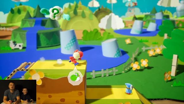 Yoshi Crafted World - Прохождение на Двоих - Nintendo Switch смотреть онлайн