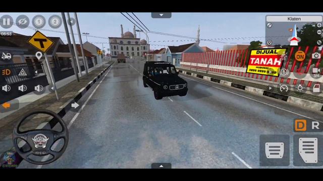 Mercedes-Benz G63 Electric ⚡ Car Driving Mod || Bus Simulator Indonesia - Android Mobile Gameplay смотреть онлайн