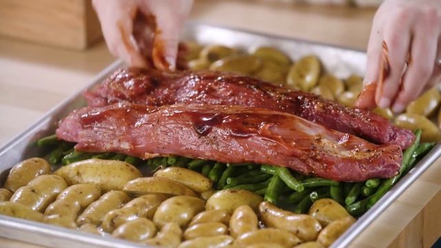 Master Sheet Pan Architecture with One-Pan Pork Tenderloin (and Two Side Dishes) | Today's Special смотреть онлайн