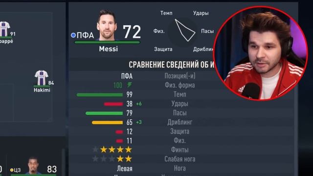 У МЕССИ 0 Рейтинг... но 1 Гол = 1 Апгрейд!! (ФИФА 23) смотреть онлайн