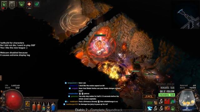 Path of Exile - SSF Blade Vortex Temple Trekking смотреть онлайн