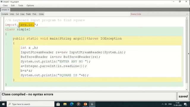 KEYBOARD INPUT PROGRAM IN JAVA | A PROGRAM IN JAVA | WRITE A PROGRAM IN JAVA смотреть онлайн