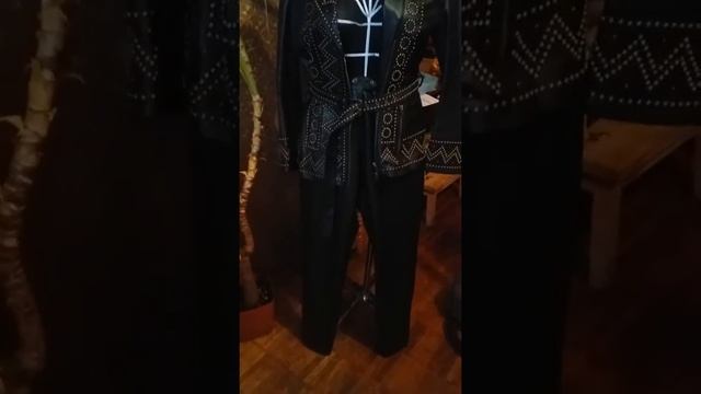 Total look: куртка из натуральной кожи и брюки из экокожи смотреть онлайн