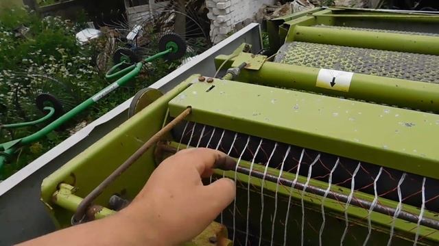 ПРОБЛЕМЫ с ОБМОТКОЙ СЕТКОЙ CLAAS ROLLANT 46