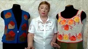 Кофточки  «Домики»  от О. С. Литвиной.