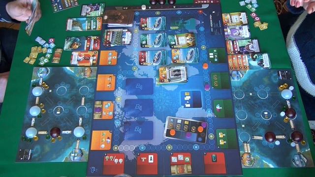 287 Подводные города 2/2 часть - играем в настольную игру. Underwater Cities board game. смотреть онлайн