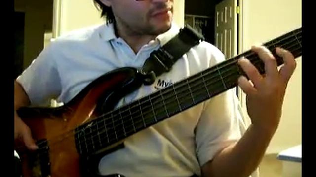Blues Bass Guitar FENDER 6 string Fretless Albert Collins Cover смотреть онлайн