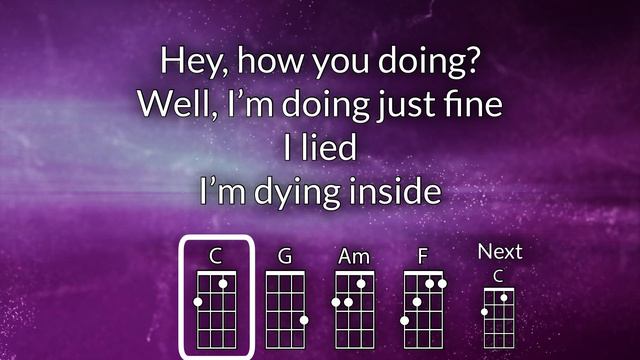 Hey, How You Doing Baritone Ukulele Play Along смотреть онлайн