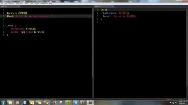 SASS SIMPLIFIED VIDEO 1 - Prepros, Variables, Mixins смотреть онлайн