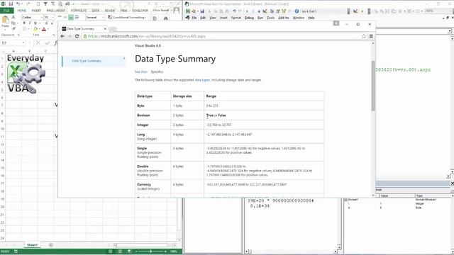 VBA Run-time '6' Error Overflow and VBA Run-time '11' Division by zero смотреть онлайн