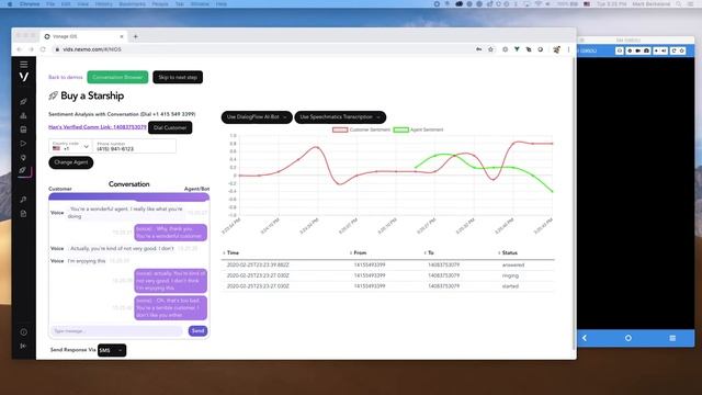 Vonage Conversation API demo: Context that moves with the customer смотреть онлайн