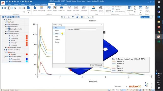 Moldex3D Europe Live | Studio XY Plot Tool: History Curve смотреть онлайн