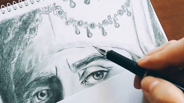 Сулейман. Портрет карандашом. Великолепный век. Очень красивое видео.