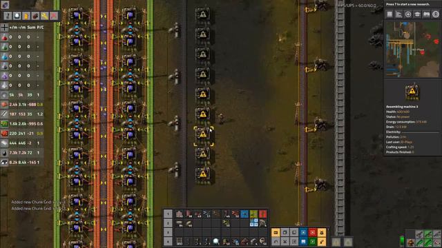 Factorio 0.17 Ep9 Prod mods cause power crisis | RPM Megabase смотреть онлайн